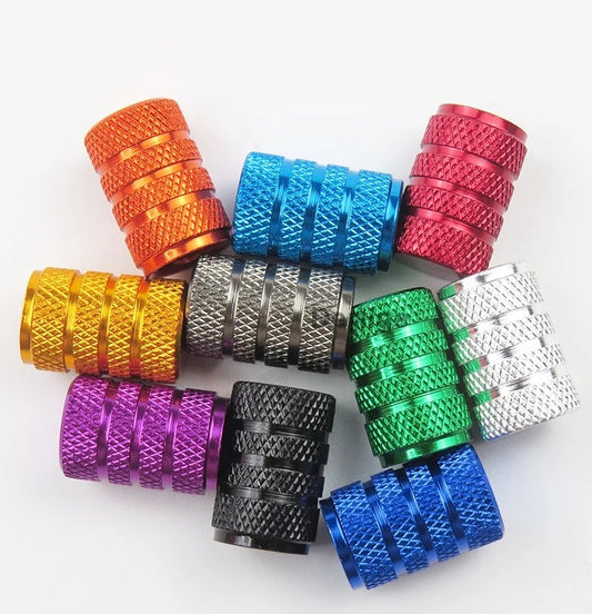 Valve Stem Caps - 8 Different Colors