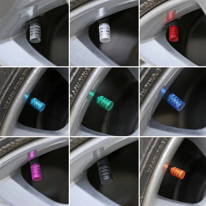 Valve Stem Caps - 8 Different Colors