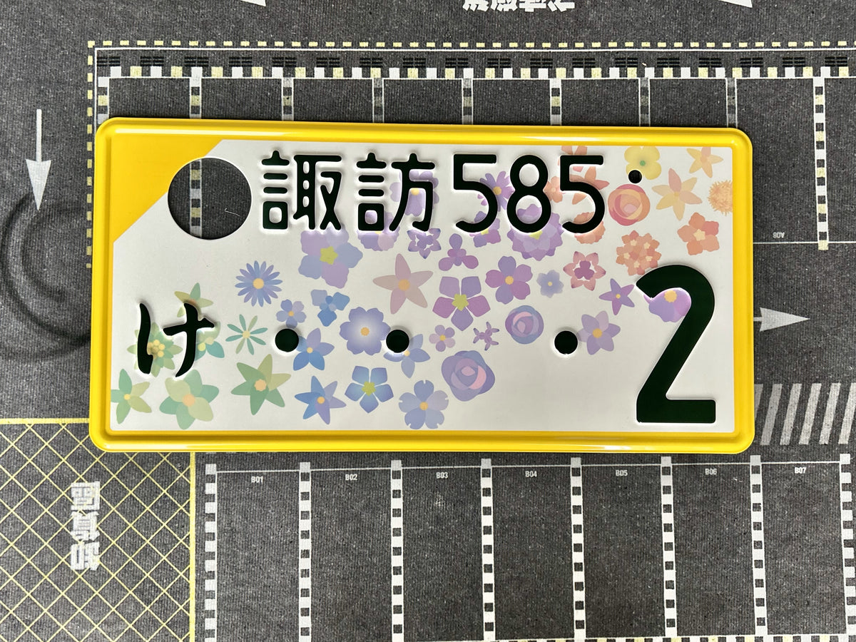 Authentic Japanese License Plate - "...2"