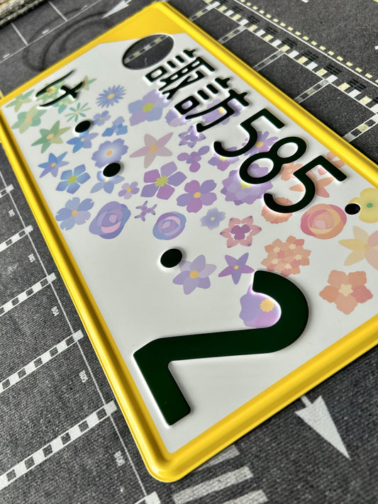 Authentic Japanese License Plate - "...2"