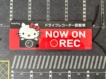 Hello Kitty Car Recording Magnet
