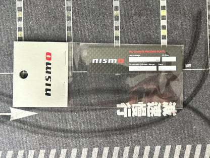 Nismo Oil Change Interior Plaque