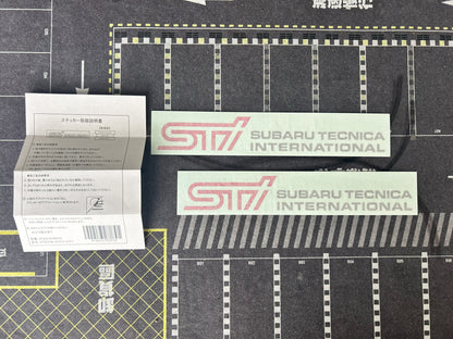 STi Subaru Tecnica International Side Decals