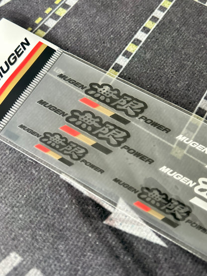 Mugen Power Sticker Sets