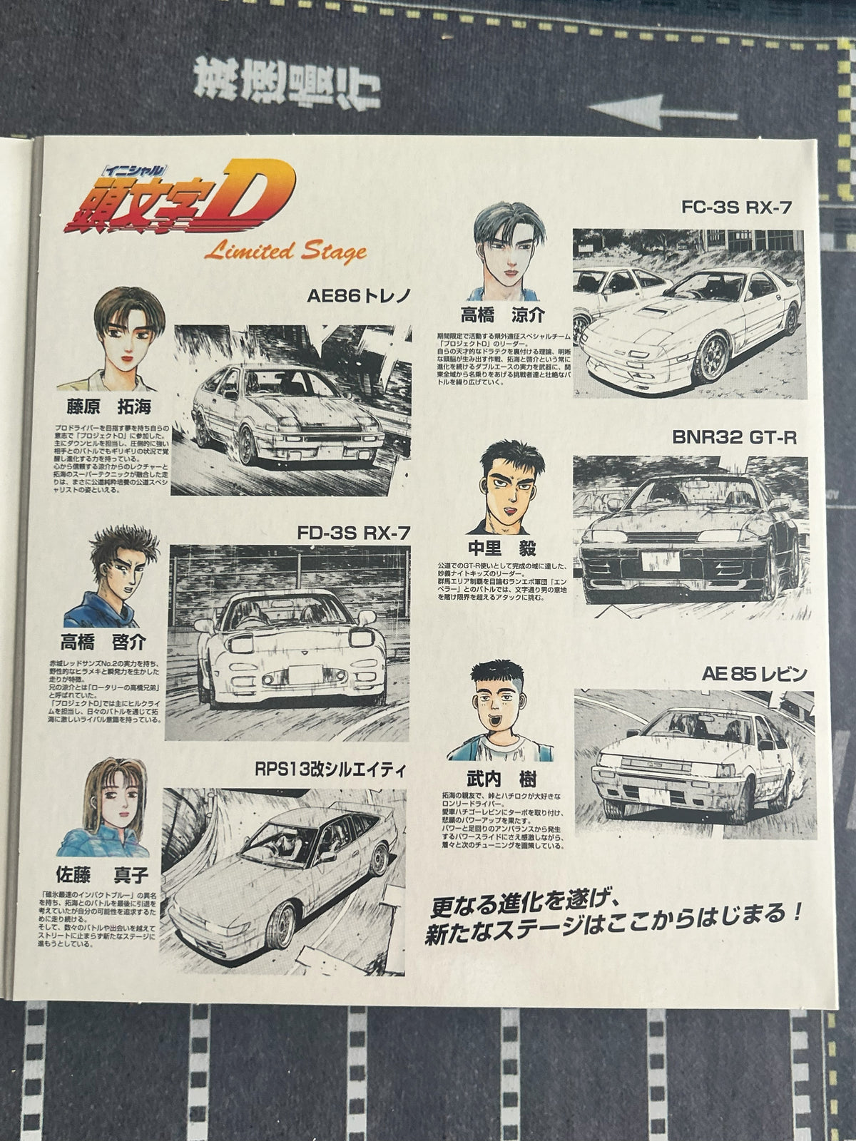 TAKARA TOMY Tomica Limited Initial D Limited Stage 6 Car Set