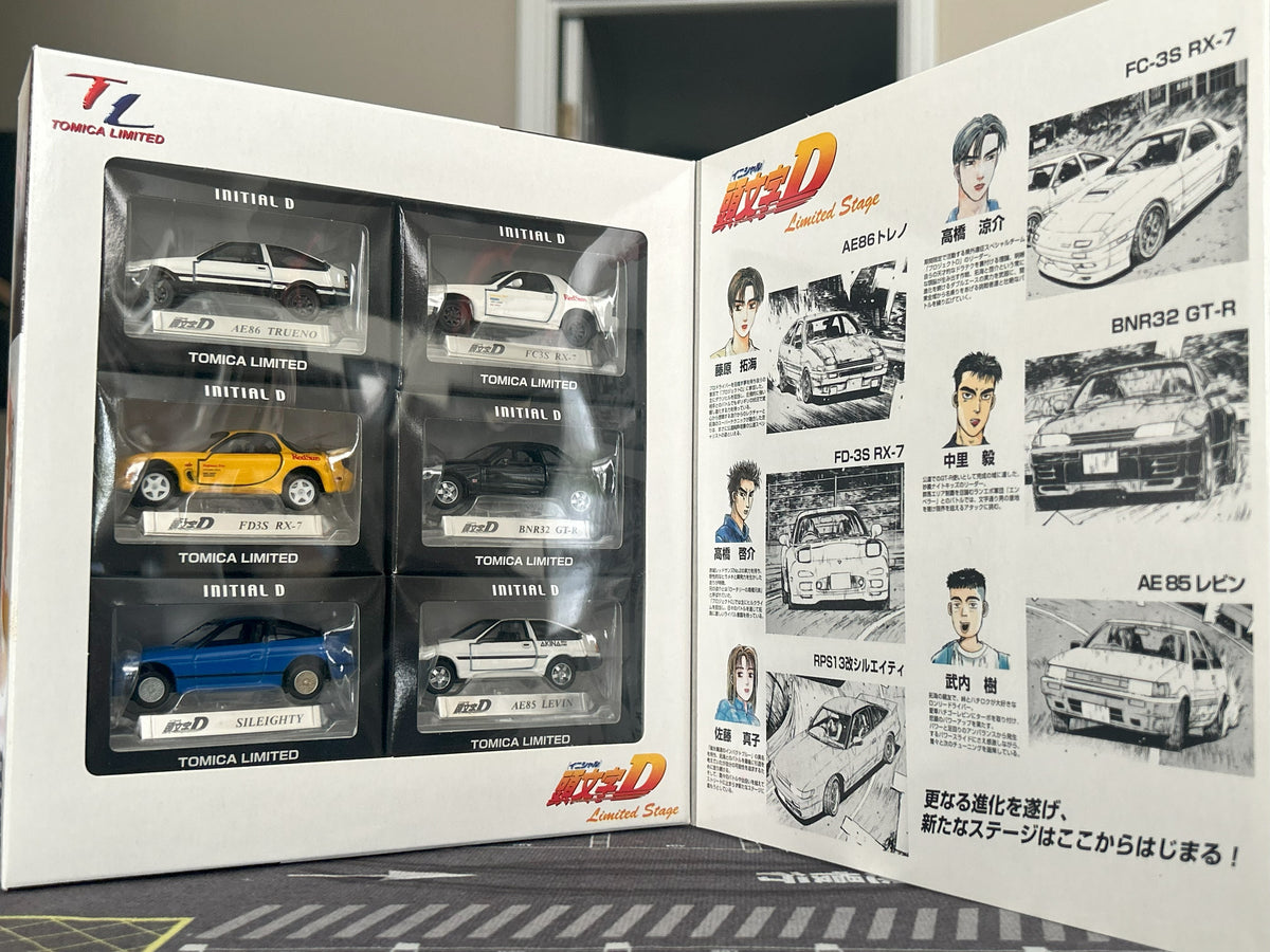 TAKARA TOMY Tomica Limited Initial D Limited Stage 6 Car Set