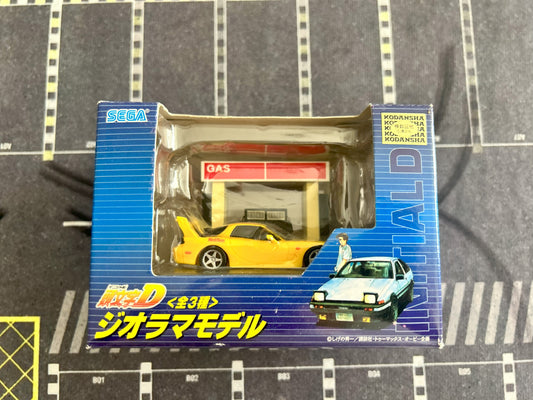 Initial D Sega 1/64 Scale Diorama - RX7 AE86 S13