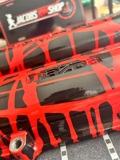 90-93 Miata 1.6L Custom Painted Valve Cover - Red/Black