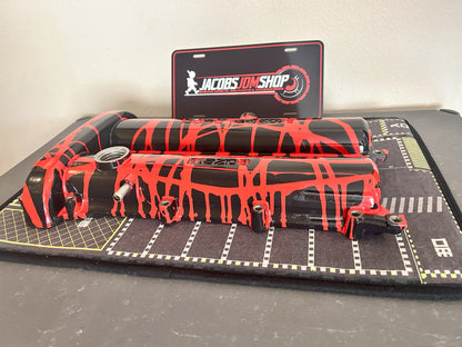 90-93 Miata 1.6L Custom Painted Valve Cover - Red/Black