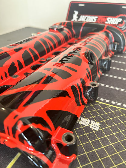 90-93 Miata 1.6L Custom Painted Valve Cover - Red/Black