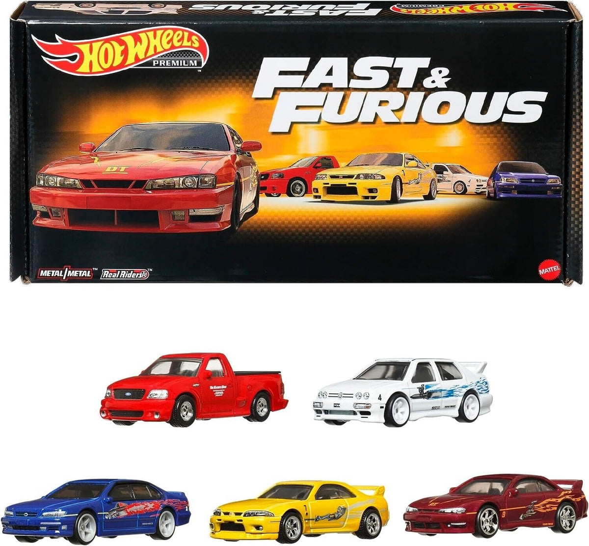 Hot Wheels Premium Fast & Furious 5 Pack Amazon Exclusive