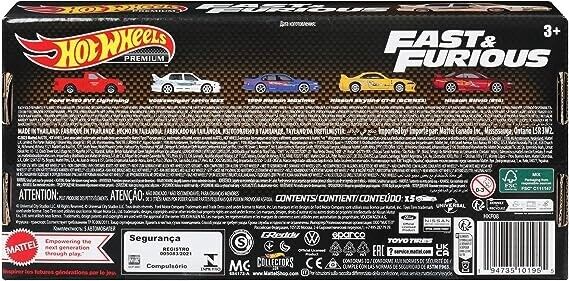Hot Wheels Premium Fast & Furious 5 Pack Amazon Exclusive